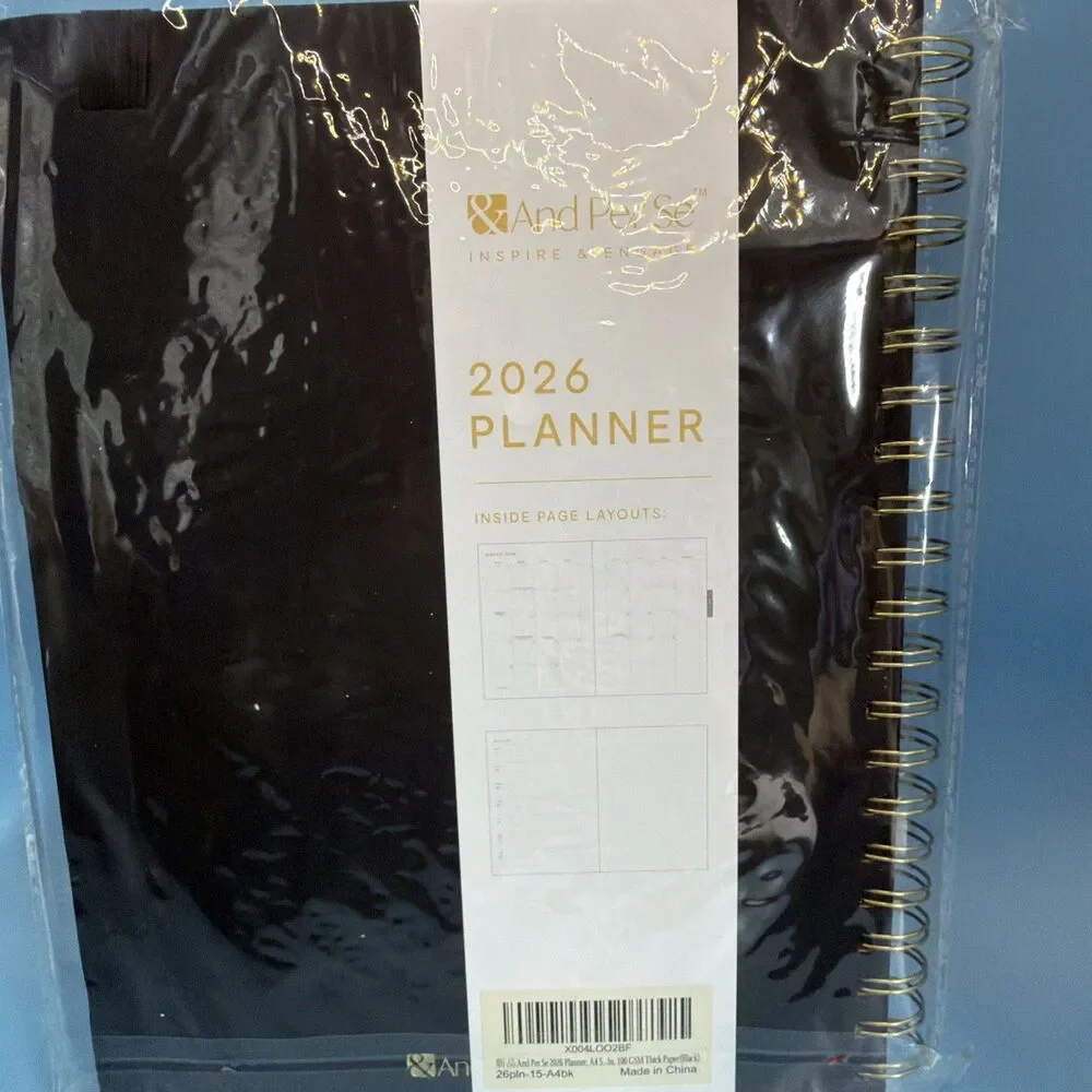 2026 Planner Weekly and Monthly Calendar Planner, January 2026 To June 27